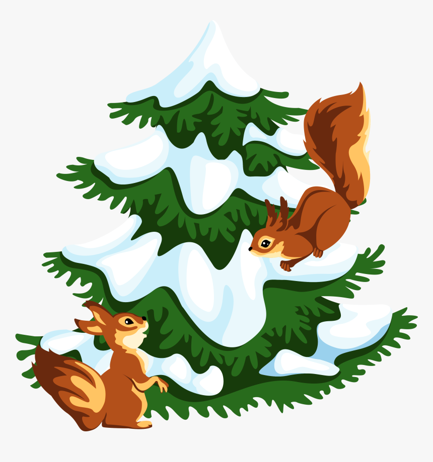 Detail Squirrel In Tree Clipart Nomer 29