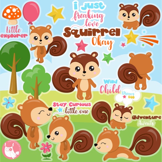 Detail Squirrell Clipart Nomer 44