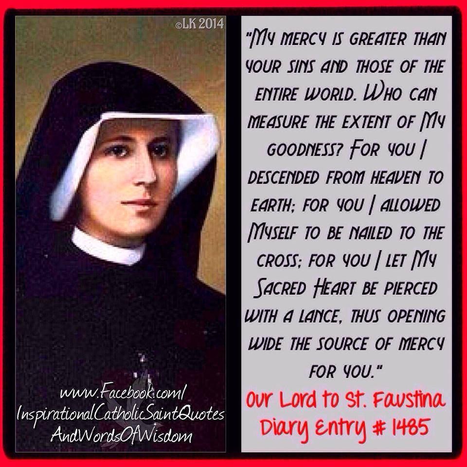 Detail St Faustina Quotes On Mercy Nomer 4