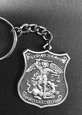 Detail St Michael Police Keychain Nomer 16