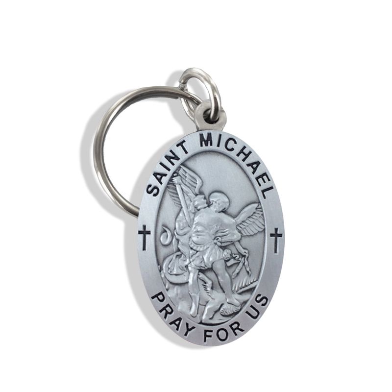 Detail St Michael Police Keychain Nomer 18