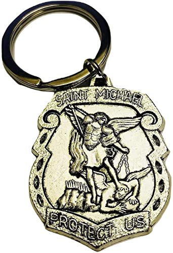 Detail St Michael Police Keychain Nomer 3