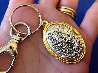 Detail St Michael Police Keychain Nomer 27