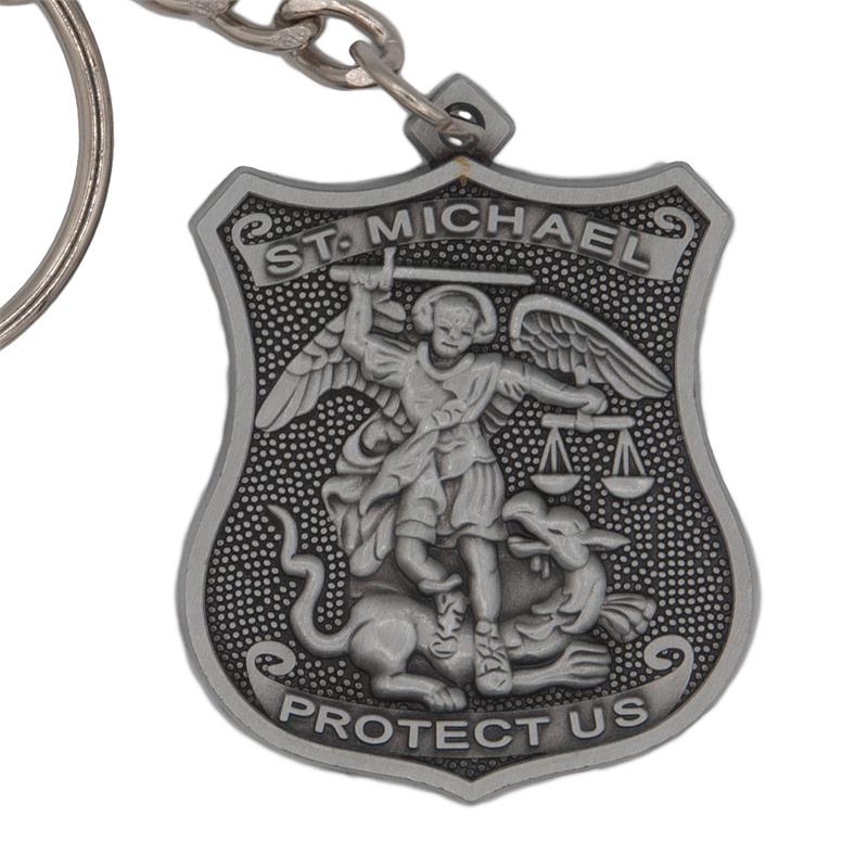 Detail St Michael Police Keychain Nomer 29