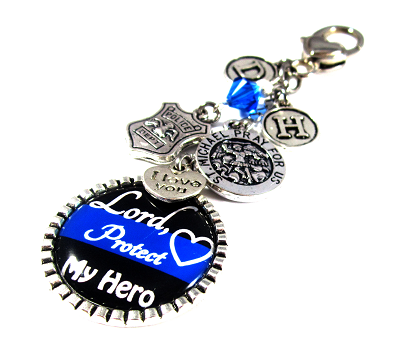 Detail St Michael Police Keychain Nomer 41