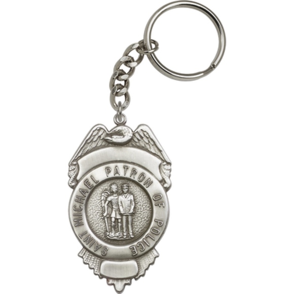 Detail St Michael Police Keychain Nomer 42