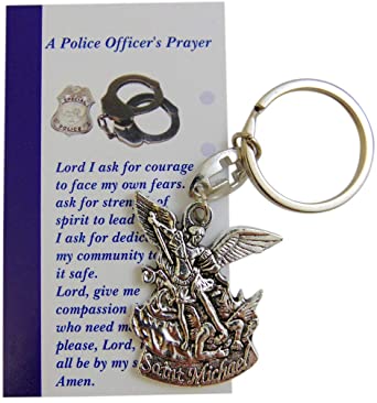 Detail St Michael Police Keychain Nomer 7