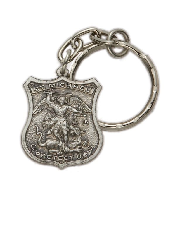 Detail St Michael Police Keychain Nomer 9