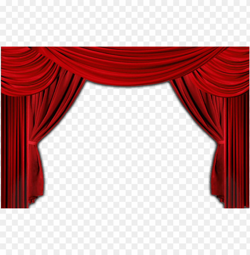 Detail Stage Curtains Transparent Background Nomer 14