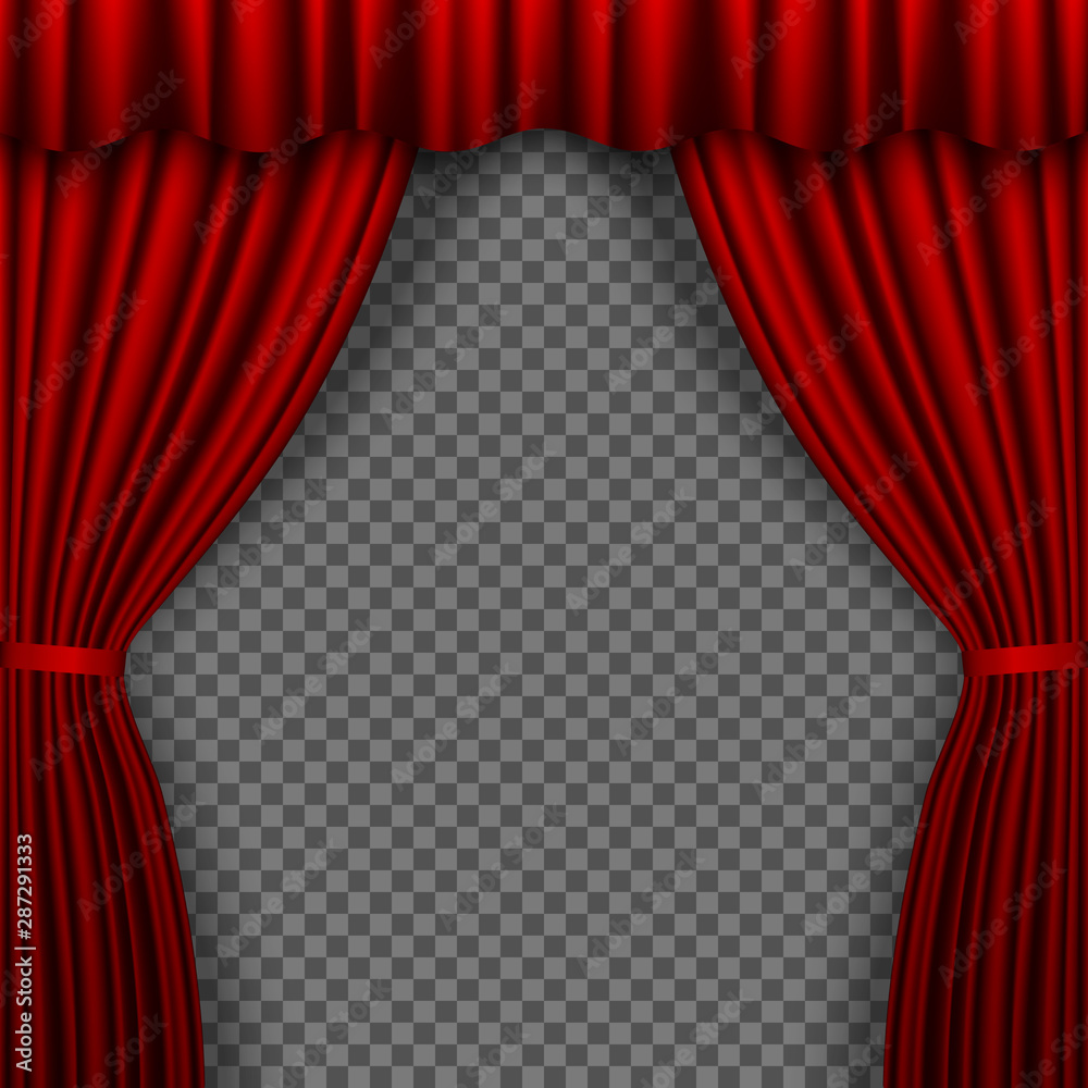 Detail Stage Curtains Transparent Background Nomer 21