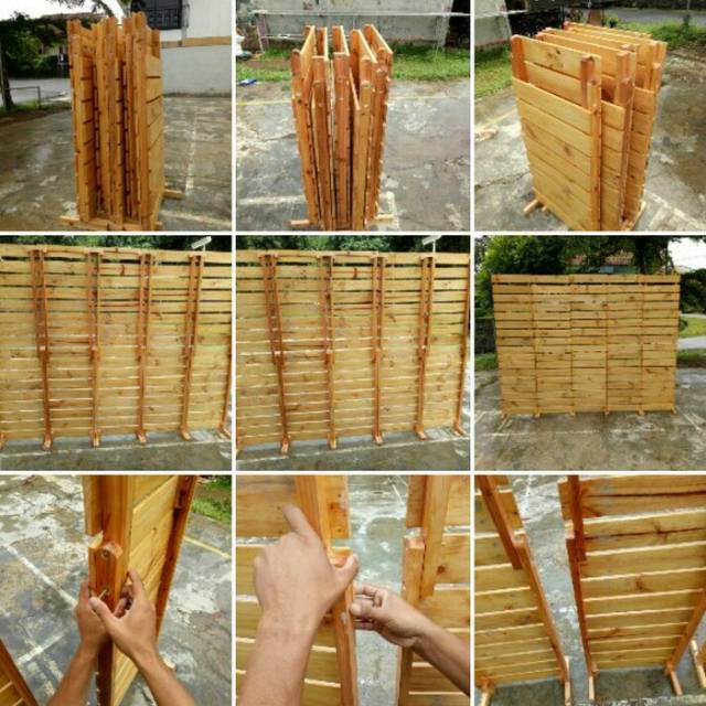 Stand Backdrop Kayu - KibrisPDR