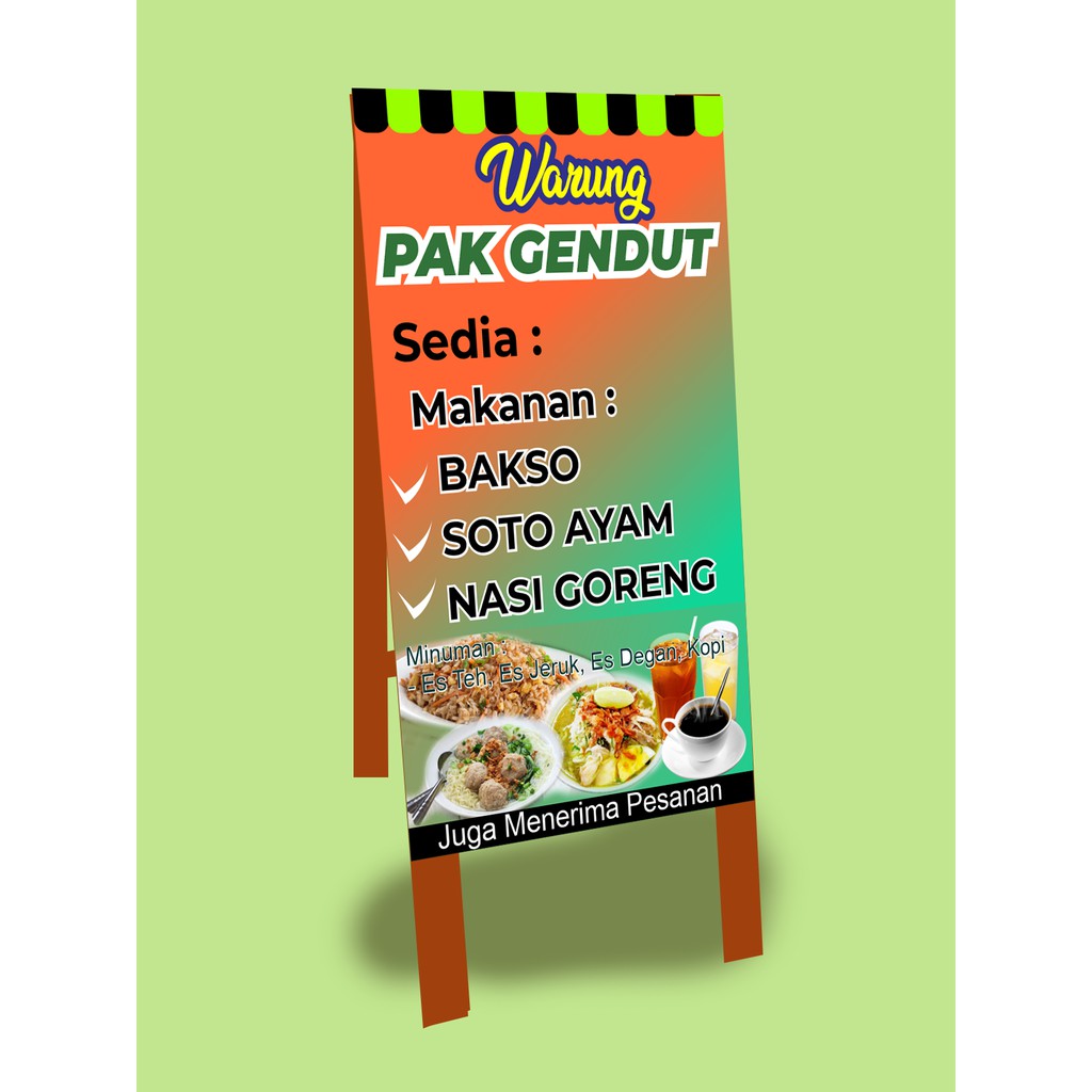 Detail Stand Banner Makanan Nomer 12