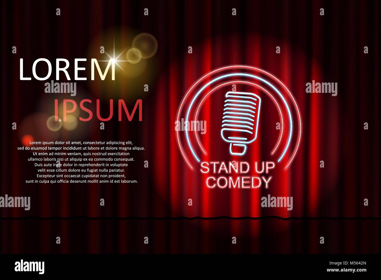 Detail Stand Up Comedy Background Nomer 27