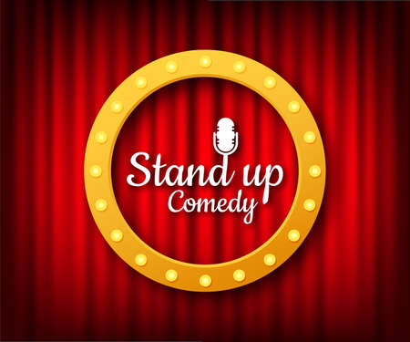 Detail Stand Up Comedy Background Nomer 46