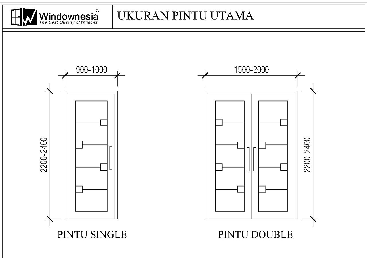 Detail Standar Gambar Pintu Pada Denah Rumah Nomer 2