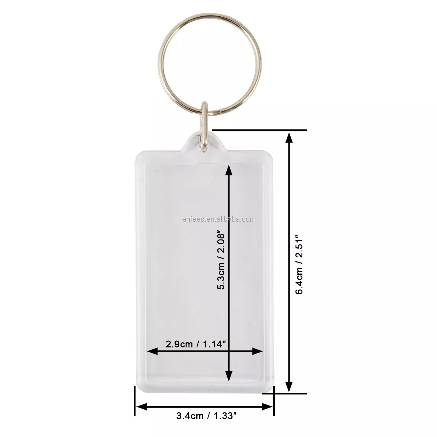 Detail Standard Keychain Size Nomer 5