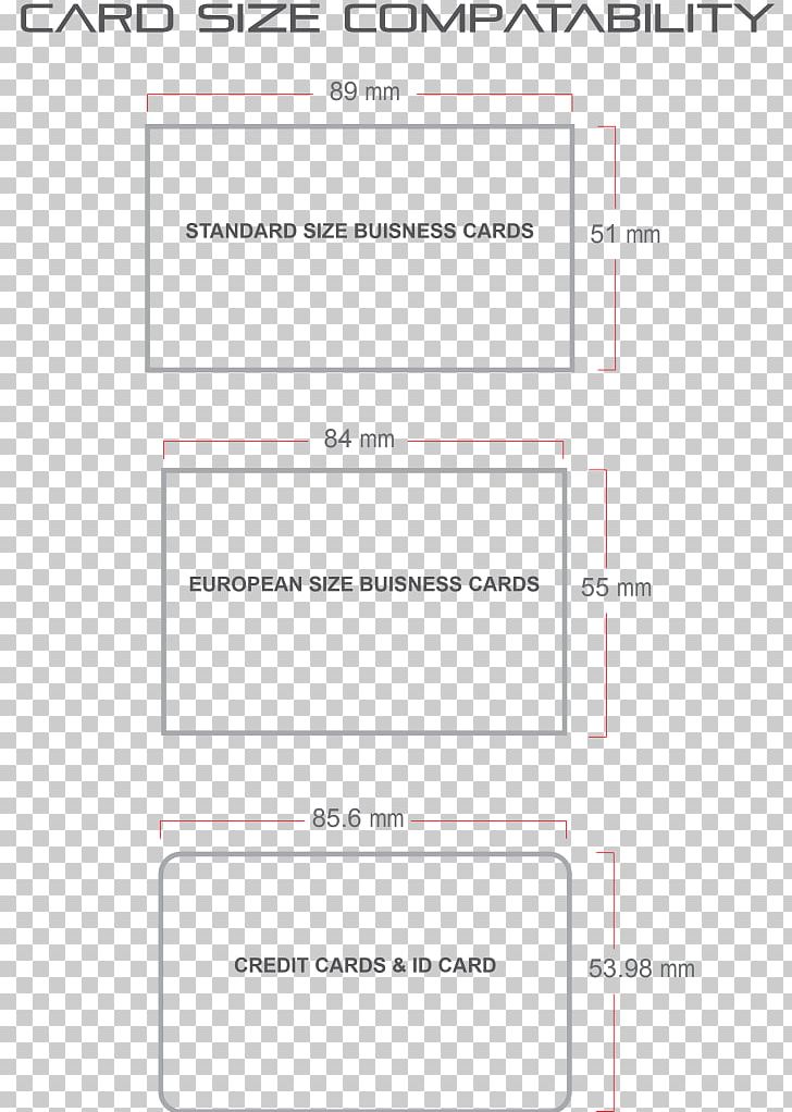 Detail Standard Size Of Credit Card Nomer 20