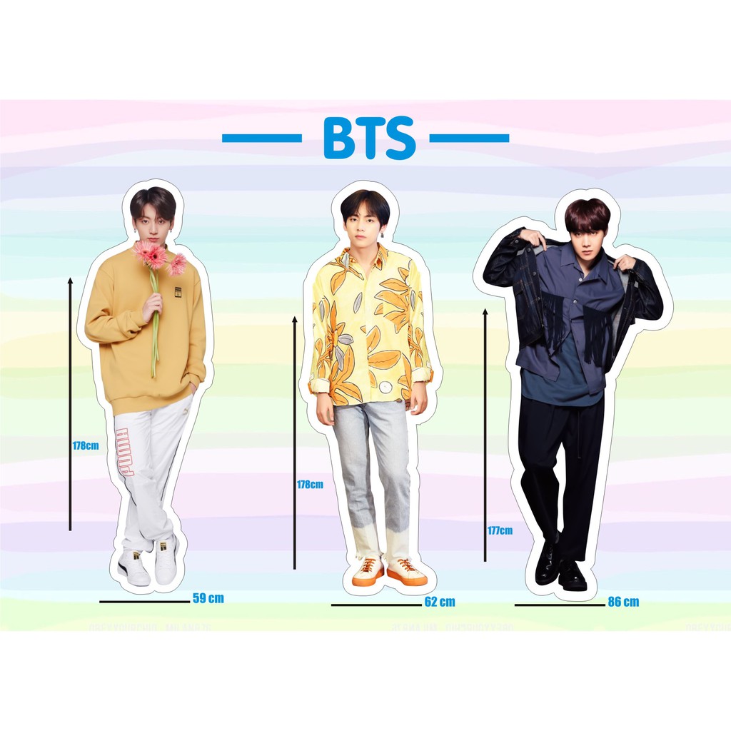 Detail Standee Bts Besar Nomer 20