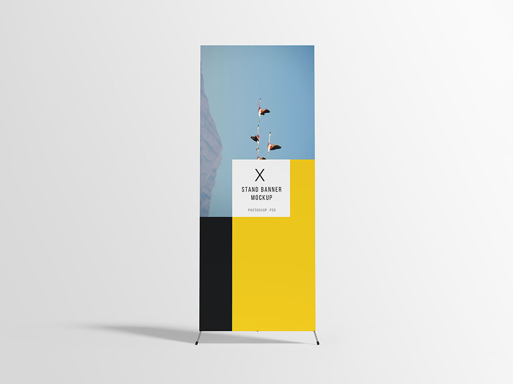 Detail Standing Banner Template Psd Free Nomer 2