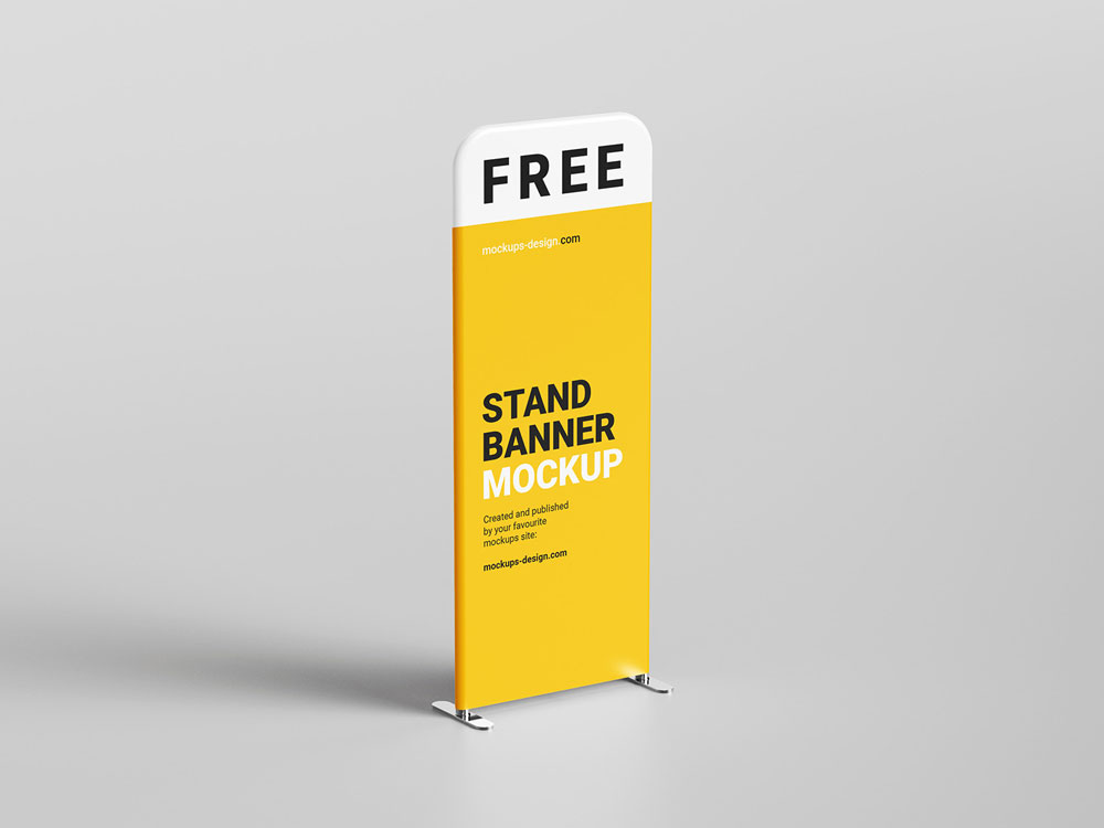 Detail Standing Banner Template Psd Free Nomer 38