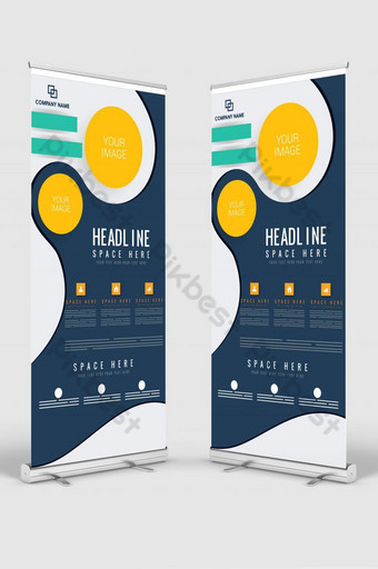 Detail Standing Banner Template Psd Free Nomer 43