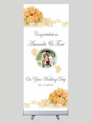 Detail Standing Banner Wedding Nomer 3