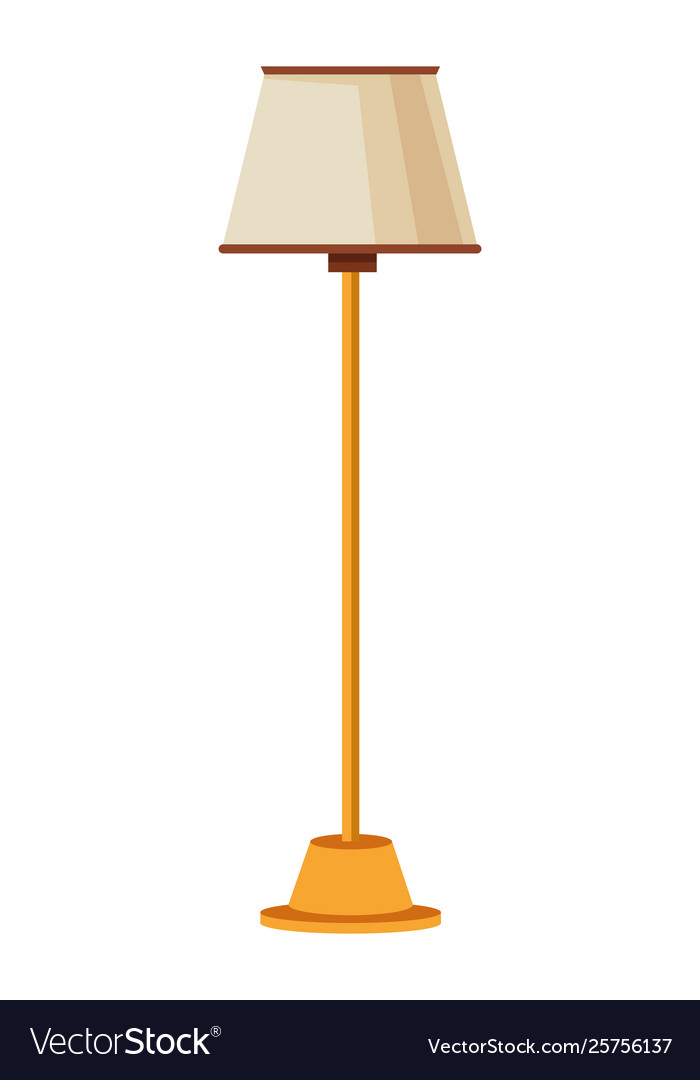 Detail Standing Lamp Vector Nomer 14