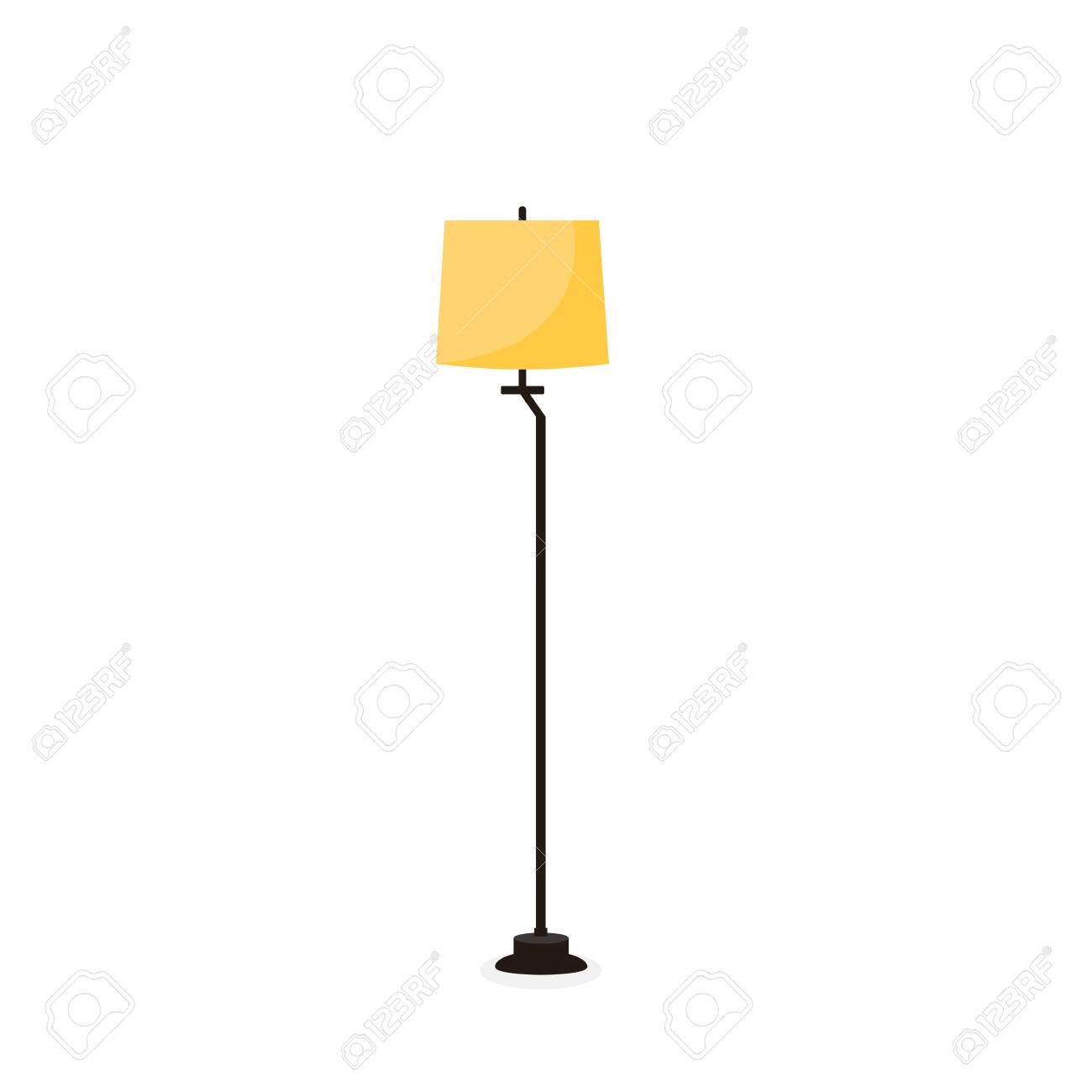 Detail Standing Lamp Vector Nomer 15