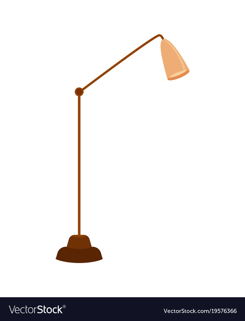 Detail Standing Lamp Vector Nomer 19