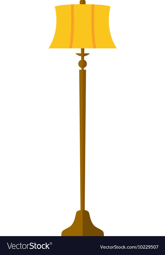 Detail Standing Lamp Vector Nomer 4