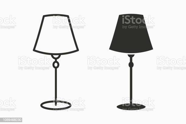Detail Standing Lamp Vector Nomer 31