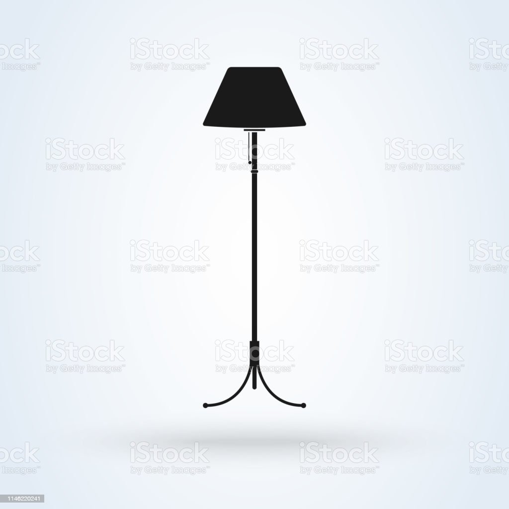 Detail Standing Lamp Vector Nomer 39