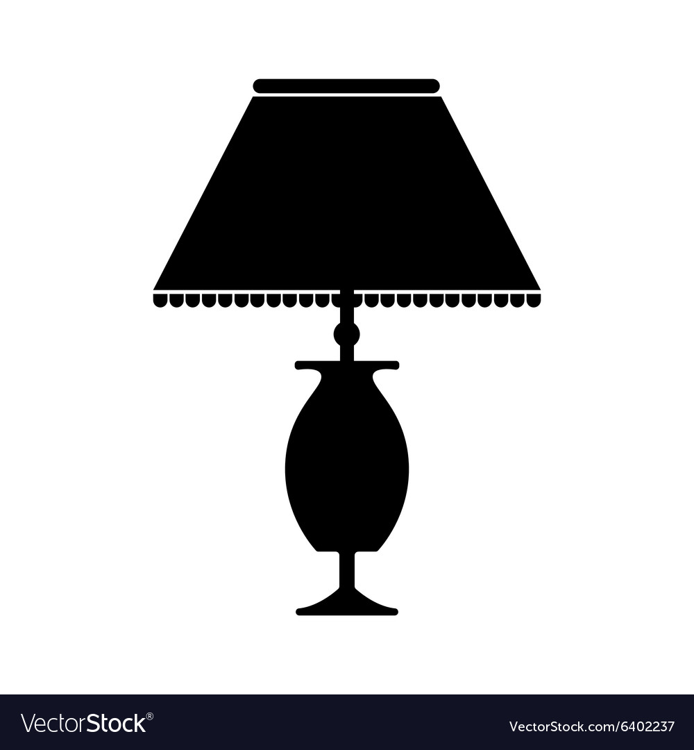 Detail Standing Lamp Vector Nomer 46