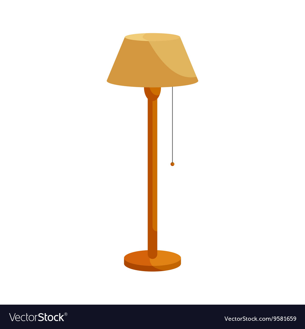 Detail Standing Lamp Vector Nomer 6