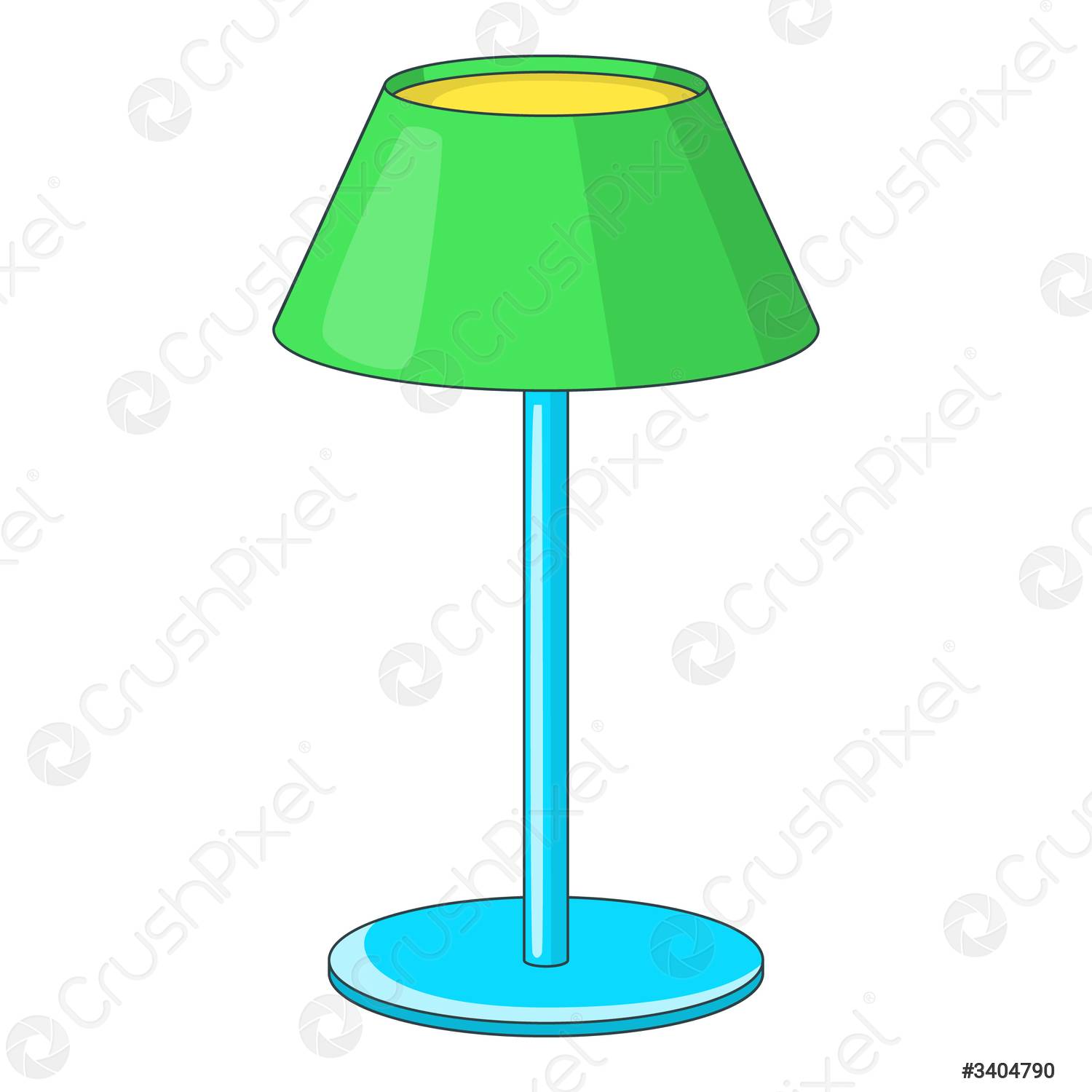 Detail Standing Lamp Vector Nomer 53