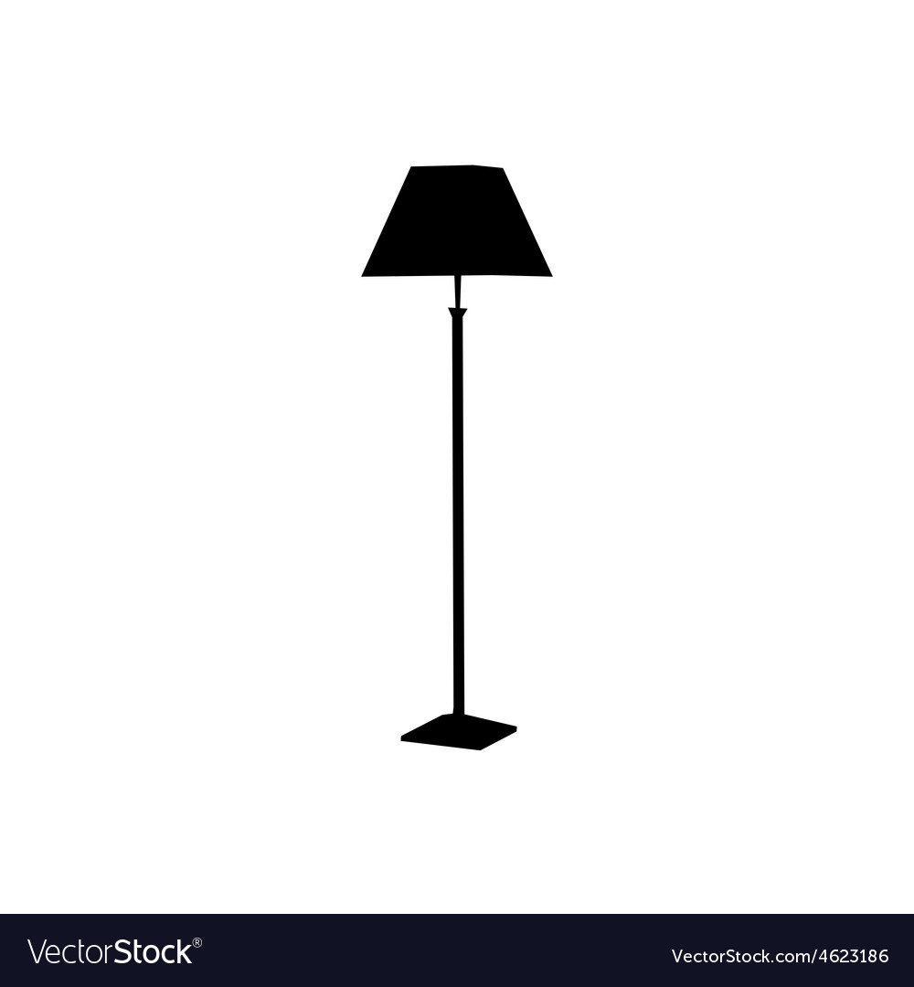 Detail Standing Lamp Vector Nomer 8