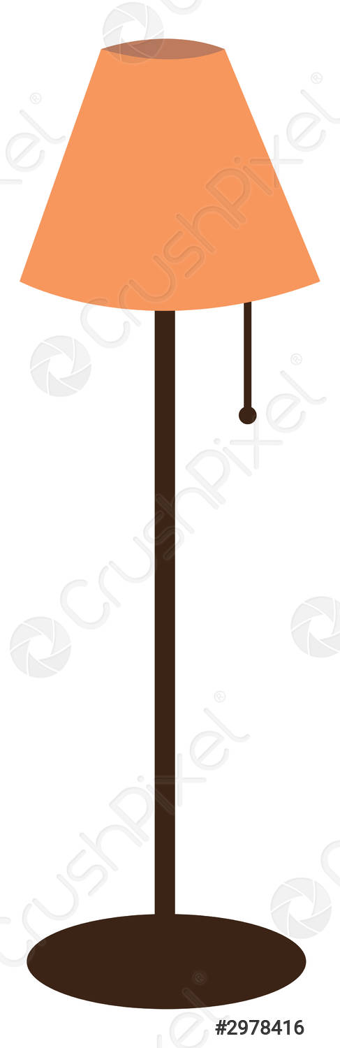 Detail Standing Lamp Vector Nomer 9