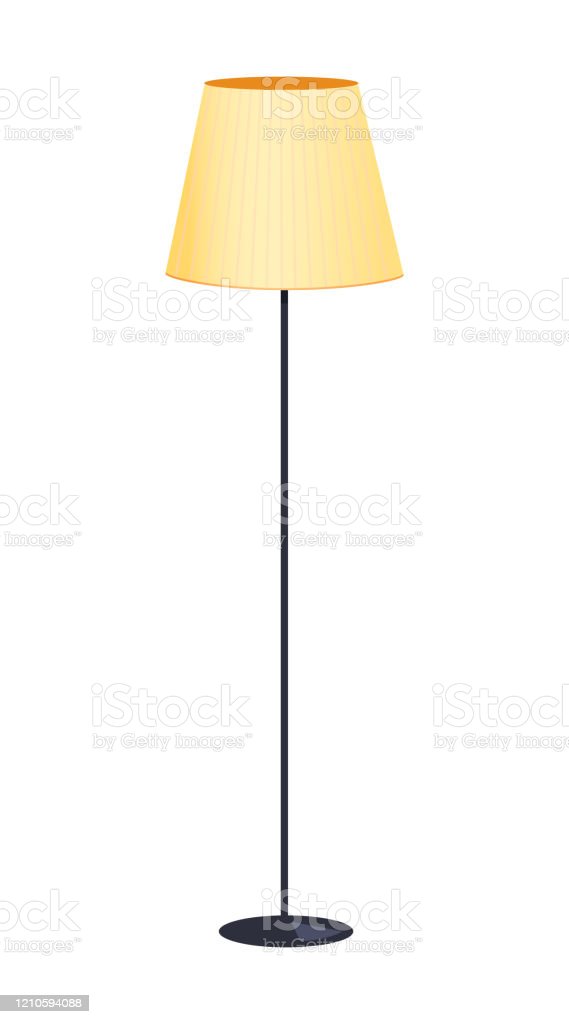 Detail Standing Lamp Vector Nomer 10