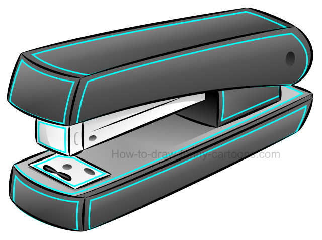 Detail Stapler Clipart Nomer 12