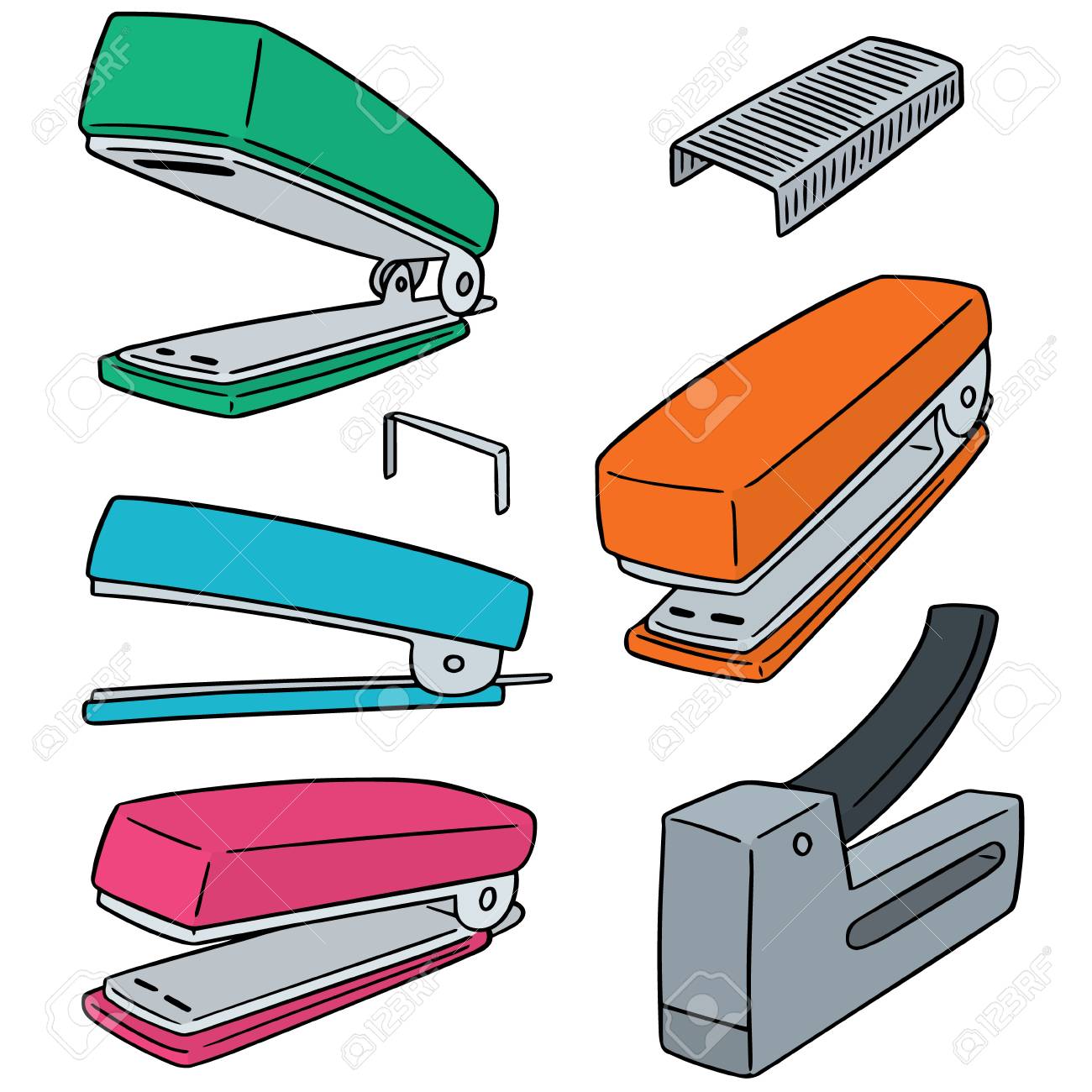 Detail Stapler Clipart Nomer 8