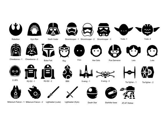 Detail Star Wars Character Logos Nomer 27