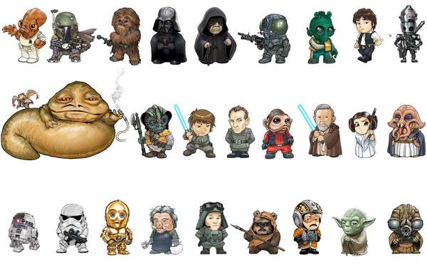 Detail Star Wars Characters Cartoon Images Nomer 14