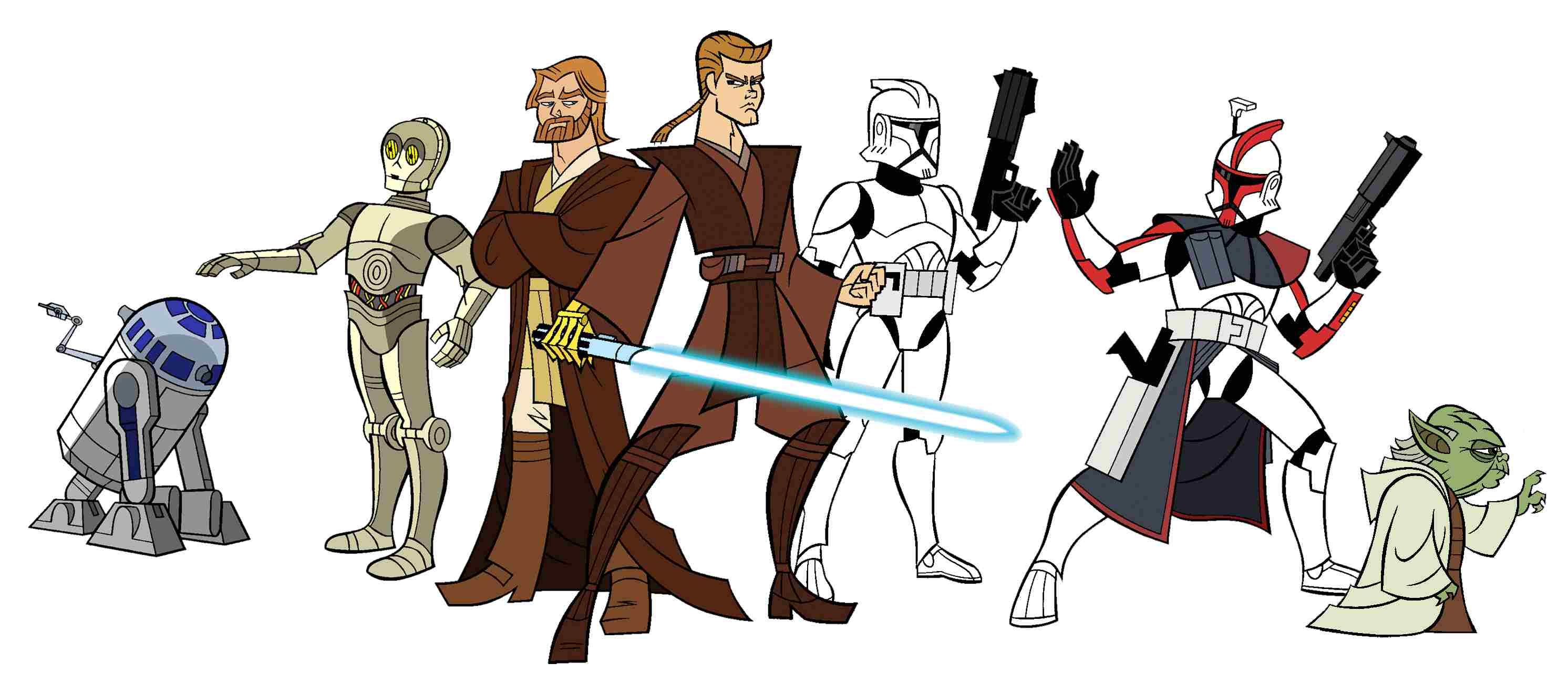 Detail Star Wars Characters Cartoon Images Nomer 4