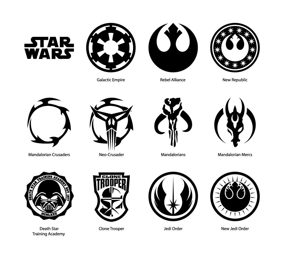 Detail Star Wars Logo Black And White Nomer 13