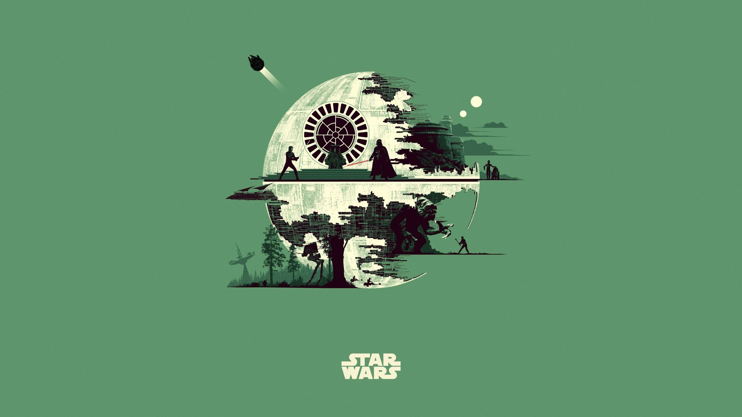 Download Star Wars Minimalist Wallpaper Nomer 1