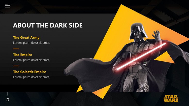 Detail Star Wars Powerpoint Template Free Nomer 11