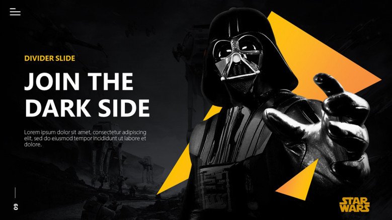 Detail Star Wars Powerpoint Template Free Nomer 4