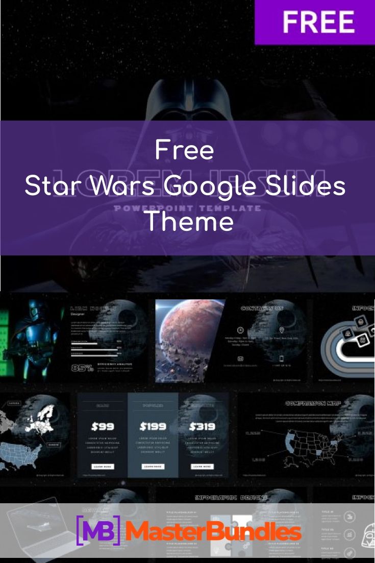 Detail Star Wars Powerpoint Template Free Nomer 39