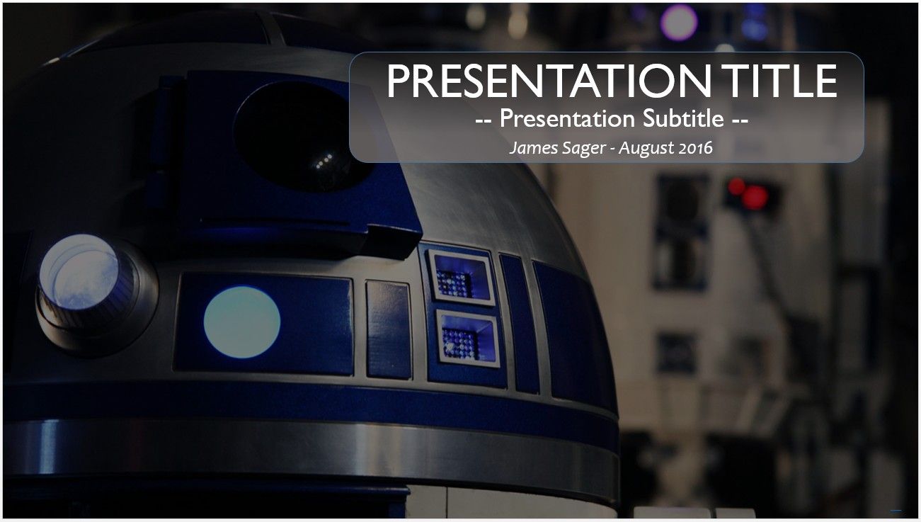 Detail Star Wars Powerpoint Template Free Nomer 51