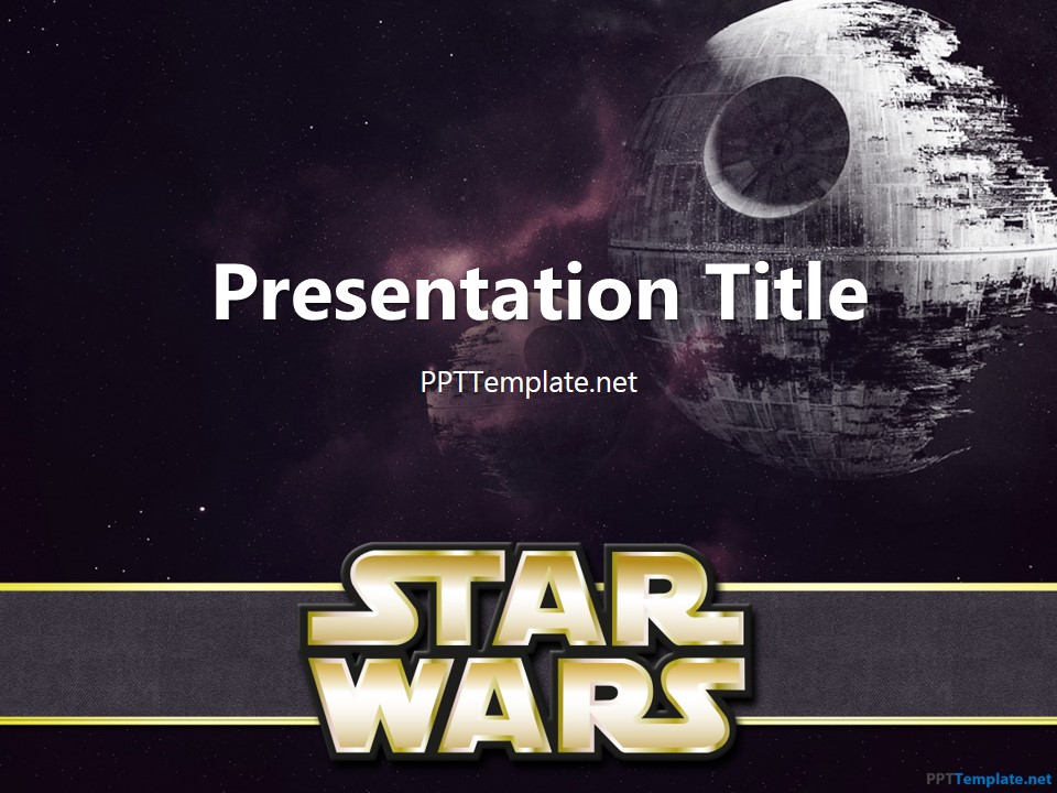 Detail Star Wars Powerpoint Template Free Nomer 6